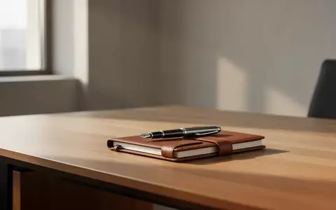 Ein minimalistischer, aufgeräumter Schreibtisch in einem hellen Büro, der Ordnung und administrative Sorgfalt symbolisiert. - Foto: über boerse-global.de