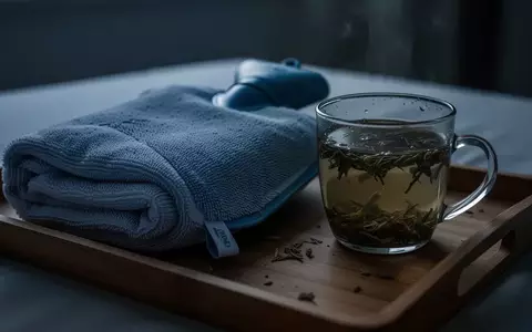 Symbolbild: Wärmflasche, Handtuch und Kräutertee - Foto: über boerse-global.de