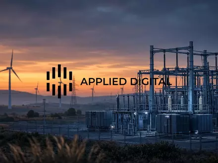 Moderne Energieinfrastruktur mit Hochspannungsleitungen und Windkraftanlagen bei Dämmerung. - Foto: über boerse-global.de