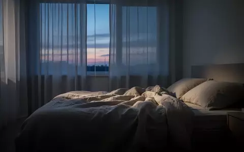 Ein minimalistisch eingerichtetes Schlafzimmer in der Morgendämmerung, das die Bedeutung von Schlafrhythmen und Ruhe symbolisiert. - Foto: über boerse-global.de