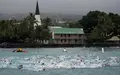 Beim Schwimmen lief alles noch perfekt für Lange.  - Foto: Ezra Shaw/Getty Images for IRONMAN/dpa