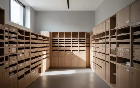 Leeres Postfachsystem in einem modernen Bürogebäude mit einfallendem Tageslicht. - Foto: über boerse-global.de