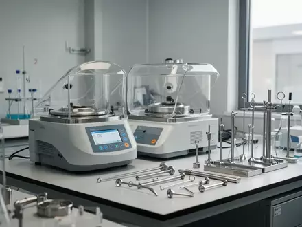 Ein steriler, modern eingerichteter medizinischer Forschungslaborraum mit Laborgeräten und Edelstahlinstrumenten. - Foto: über boerse-global.de
