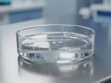Eine sterile Petrischale auf einem Labortisch, die medizinische Forschungsarbeit symbolisiert. - Foto: über boerse-global.de