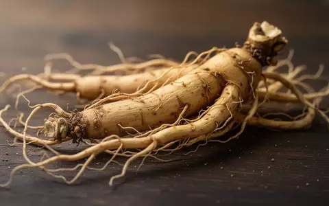 Nahaufnahme von rohen Ginsengwurzeln auf einer dunklen Holzoberfläche in einer Laborumgebung. - Foto: über boerse-global.de