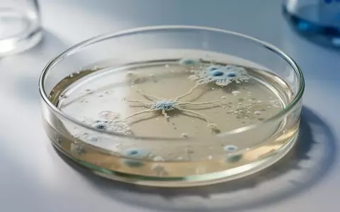 Nahaufnahme einer sterilen Petrischale mit mikrobiellem Nährboden in einer klinischen Laborumgebung. - Foto: über boerse-global.de