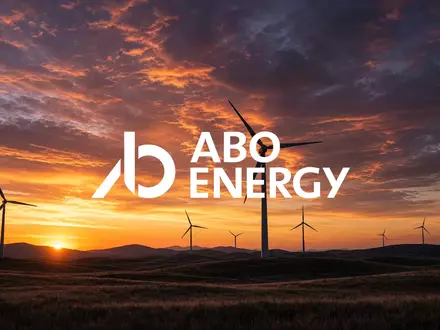 Moderne Windkraftanlagen in einer weitläufigen Landschaft bei Sonnenuntergang als Symbol für erneuerbare Energien. - Foto: über boerse-global.de