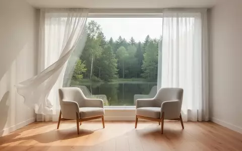 Ein ruhiger, lichtdurchfluteter Therapieraum mit Blick in einen grünen Wald, der eine Atmosphäre der Erholung vermittelt. - Foto: über boerse-global.de