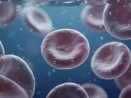 Mikroskopische Aufnahme von menschlichen Blutzellen in einer Laborumgebung zur Veranschaulichung biologischer Alterungsprozesse. - Foto: über boerse-global.de