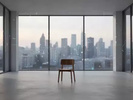 Minimalistisches Interieur mit klaren Linien und weichem Tageslicht, das eine Atmosphäre digitaler Vernetzung vermittelt. - Foto: über boerse-global.de
