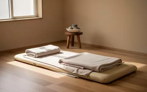 Ein ruhiger, sonnendurchfluteter Therapieraum mit einer schlichten Massagematte und natürlichen Elementen in einer friedlichen Umgebung. - Foto: über boerse-global.de