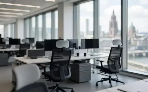 Ein modern eingerichteter, heller Büroarbeitsplatz in einer Finanzumgebung mit natürlichem Lichteinfall. - Foto: über boerse-global.de