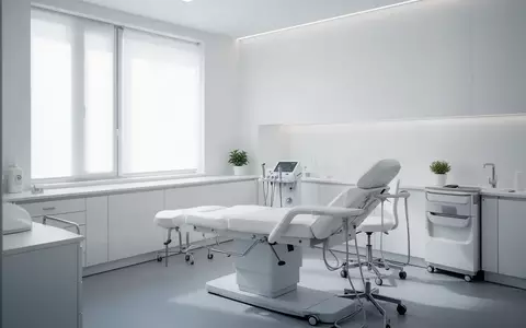 Ein minimalistisch eingerichteter, heller Behandlungsraum in einer gynäkologischen Praxis ohne sichtbare Geräte. - Foto: über boerse-global.de