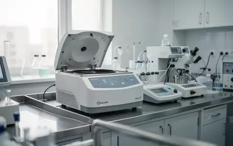 Moderne medizinische Laborausstattung für diagnostische Blutanalysen in einer klinischen Umgebung. - Foto: über boerse-global.de