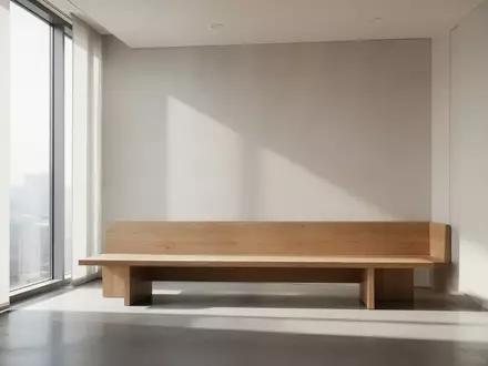 Ein minimalistischer, leerer Wartebereich in einem modernen Gebäude mit hellem Tageslicht. - Foto: über boerse-global.de