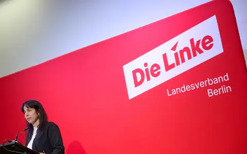Elif Eralp will für die Linke Regierende Bürgermeisterin in Berlin werden. (Archivbild) - Foto: Sebastian Gollnow/dpa