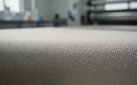 Nahaufnahme eines industriellen Hochleistungstextils mit erkennbarer Webstruktur in einer Laborumgebung. - Foto: über boerse-global.de