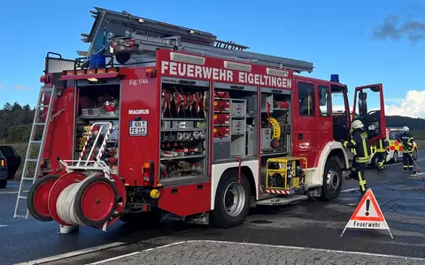 FW Eigeltingen: Einsatz für die Feuerwehr wegen Verkehrsunfall mit mehreren Fahrzeugen - Foto: presseportal.de