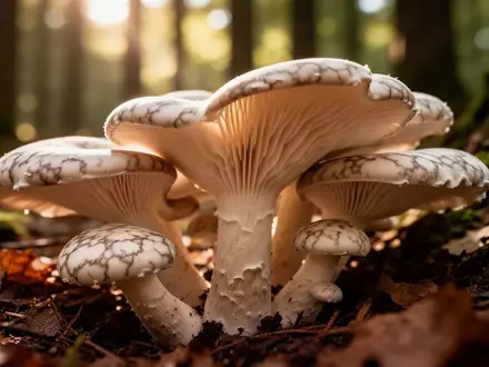 Nahaufnahme von frischen Buchenpilzen in einer natürlichen Waldumgebung. - Foto: über boerse-global.de