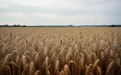 Weites, goldenes Weizenfeld in einer deutschen Agrarlandschaft unter einem bewölkten Himmel. - Foto: über boerse-global.de