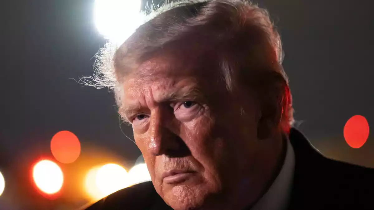 Nach seinen Worten sollen die Angriffe auf Energieanlagen aufhören: US-Präsident Trump. - Bild: Alex Brandon/AP/dpa