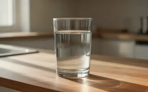 Ein klares Glas mit reinem Leitungswasser auf einer minimalistischen Holzoberfläche bei natürlichem Licht. - Foto: über boerse-global.de
