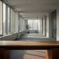 Ein leerer, modern gestalteter Büroarbeitsplatz mit einfallendem Tageslicht in einer ruhigen, minimalistischen Umgebung. - Foto: über boerse-global.de