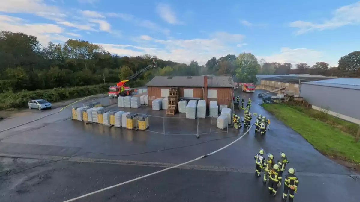 FW-WRN: Feuerwehr Werne probt den Ernstfall bei Gesamtwehrübung - Bild: presseportal.de