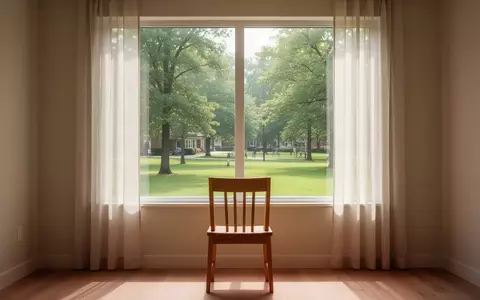 Ein ruhiger, lichtdurchfluteter Raum mit Blick auf einen grünen Park, der eine Atmosphäre von Ruhe und Unterstützung vermittelt. - Foto: über boerse-global.de