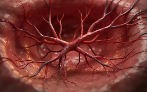 Nahaufnahme eines anatomischen Modells eines menschlichen Gefäßsystems mit verzweigten Blutbahnen. - Foto: über boerse-global.de