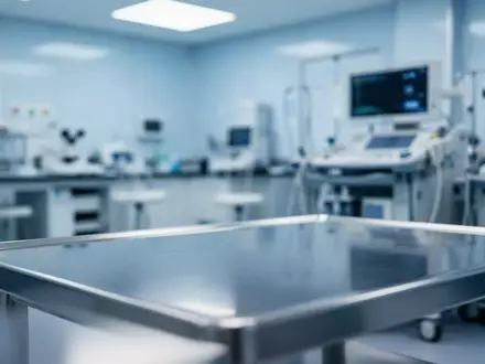 Ein steriler, klinischer Untersuchungsraum mit medizinischen Geräten in einer ruhigen, professionellen Umgebung. - Foto: über boerse-global.de