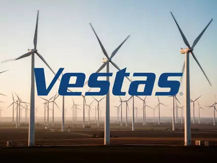 Moderne Windkraftanlagen in einer weitläufigen Landschaft bei Sonnenuntergang als Symbol für erneuerbare Energien. - Foto: über boerse-global.de