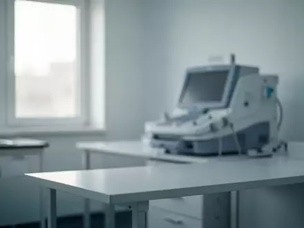 Ein steriler, modern gestalteter medizinischer Laborraum mit weichem Tageslicht und Fokus auf eine saubere Arbeitsfläche. - Foto: über boerse-global.de