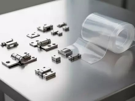 Ein minimalistischer Arbeitsplatz mit Präzisionsbauteilen aus Metall, Magneten und biegsamen Kunststofffolien zur Materialforschung. - Foto: über boerse-global.de