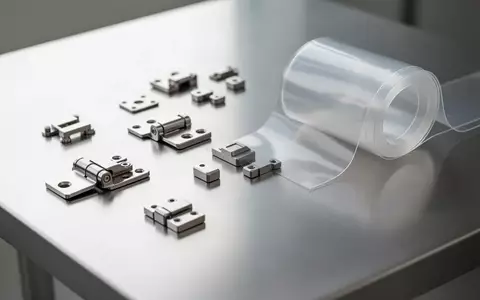 Ein minimalistischer Arbeitsplatz mit Präzisionsbauteilen aus Metall, Magneten und biegsamen Kunststofffolien zur Materialforschung. - Foto: über boerse-global.de