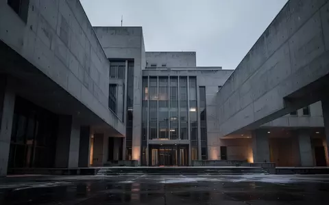 Eine moderne, nüchterne Fassade eines Regierungsgebäudes in der Dämmerung, die die Atmosphäre politischer Sparmaßnahmen einfängt. - Foto: über boerse-global.de