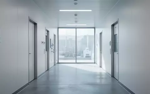 Ein minimalistisch gestalteter, heller Flur in einer modernen Forschungseinrichtung mit klaren architektonischen Linien. - Foto: über boerse-global.de