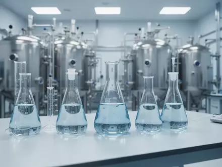 Laborumgebung mit Glasgeräten und Bioreaktoren zur Erforschung neuer Wirkstoffe. - Foto: über boerse-global.de