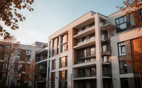 Moderne Fassade eines Wohngebäudes bei Tageslicht mit klaren architektonischen Linien. - Foto: über boerse-global.de