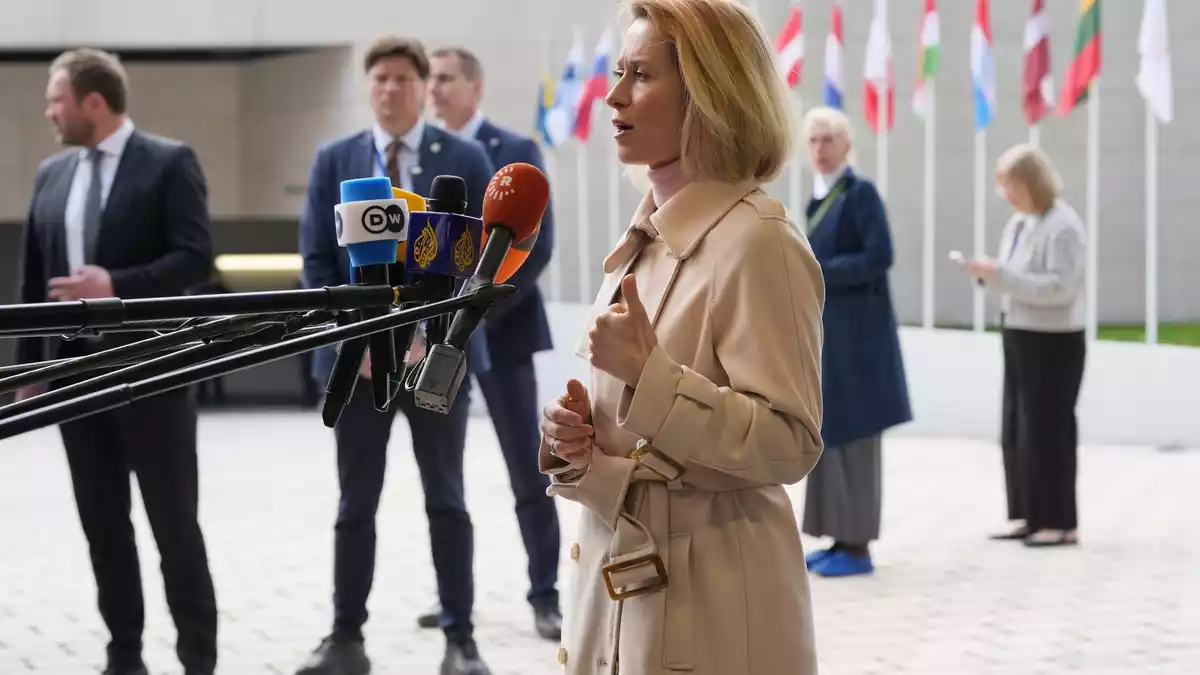 Europa zeige erneut Einigkeit, sagt EU-Chefdiplomatin Kaja Kallas. (Archivbild) - Bild: Virginia Mayo/AP/dpa
