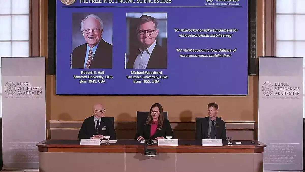 Wirtschaftsnobelpreis geht an US-Ökonomen Hall und Woodford