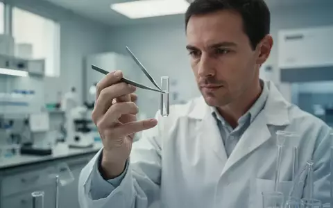 Ein Wissenschaftler in einem modernen medizinischen Labor bei der Arbeit mit einem Probenröhrchen. - Foto: über boerse-global.de