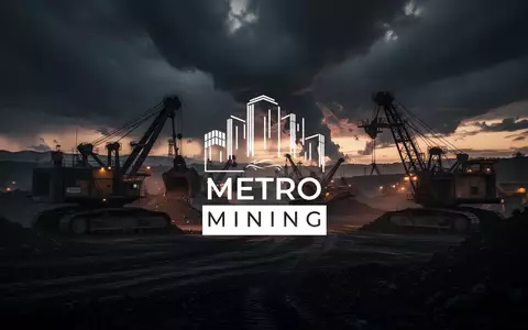 Industrielle Bergbauanlage in der Abenddämmerung mit dramatischer Beleuchtung und düsterer Atmosphäre. - Foto: über boerse-global.de