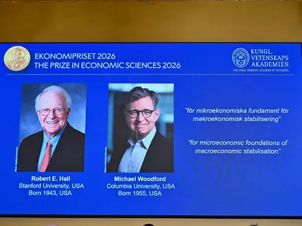  Robert E. Hall und Michael Woodford arbeiten an den US-Eliteuniversitäten Stanford und Columbia. - Foto: Anders Wiklund/TT News Agency via AP/dpa