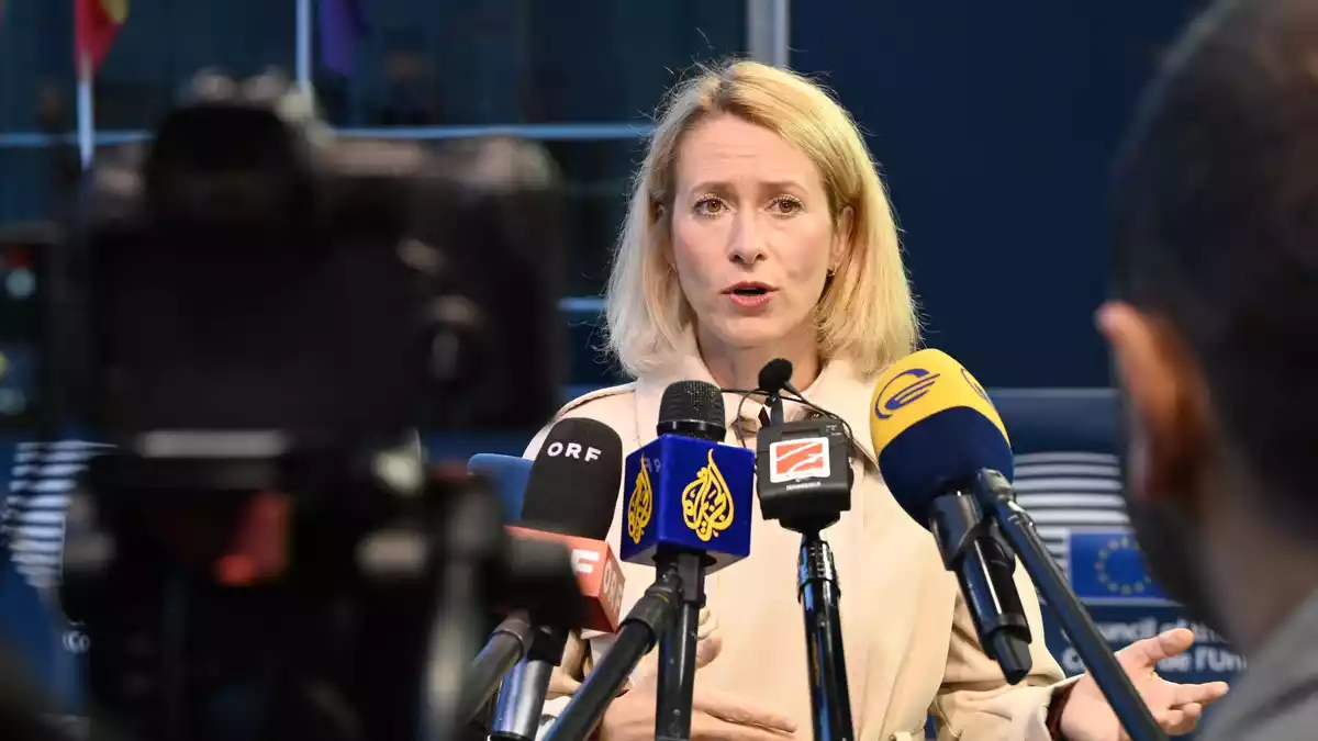 Europa zeige erneut Einigkeit, sagt EU-Chefdiplomatin Kaja Kallas. (Archivbild) - Bild: Ansgar Haase/dpa