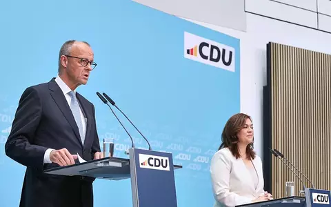 Friedrich Merz und Franziska Hoppermann am 12.10.2026 - Foto: via dts Nachrichtenagentur