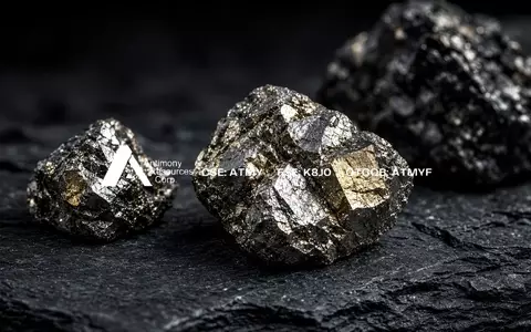 Nahaufnahme von kristallinen Mineralerzen auf einer dunklen Schieferoberfläche bei stimmungsvoller Beleuchtung. - Foto: über boerse-global.de