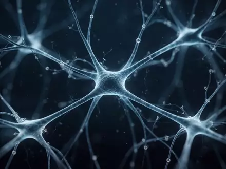 Nahaufnahme von komplexen neuronalen Netzwerken und Synapsenstrukturen in einem biologischen Forschungskontext. - Foto: über boerse-global.de