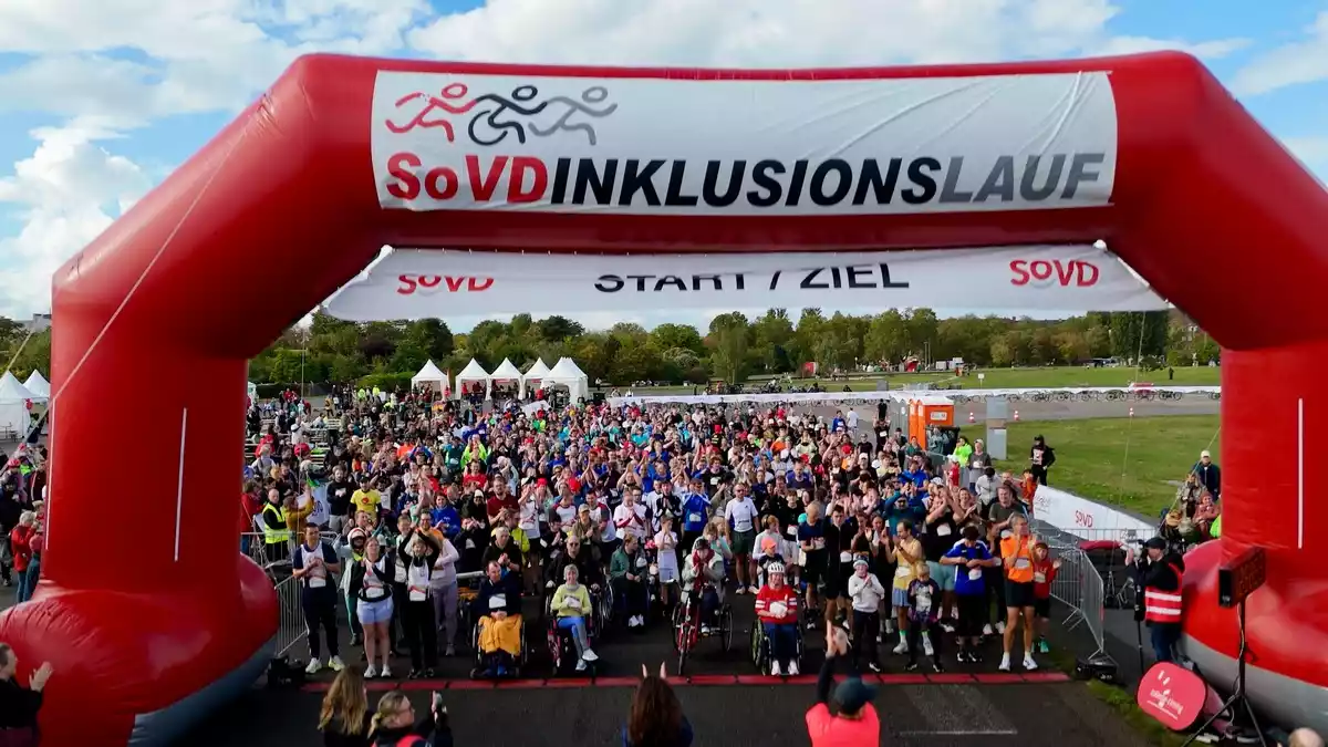 Rekordbeteiligung beim SoVD-Inklusionslauf - Bild: presseportal.de
