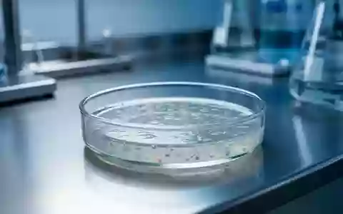 Nahaufnahme einer sterilen Petrischale auf einem klinischen Labortisch zur symbolischen Darstellung zellbiologischer Forschung. - Foto: über boerse-global.de